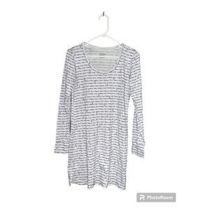 Victorias Secret Graphic Script Nightshirt